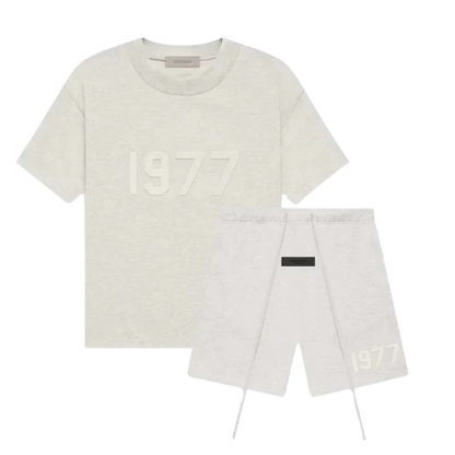 Fear of God Essentials 1977 Light Oatmeal Summer Set