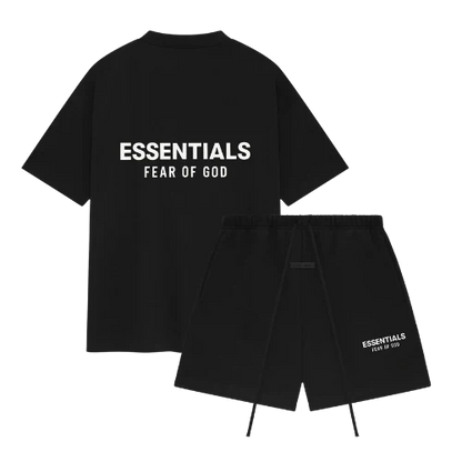 Fear of God Essentials SS25 Black White Summer Set
