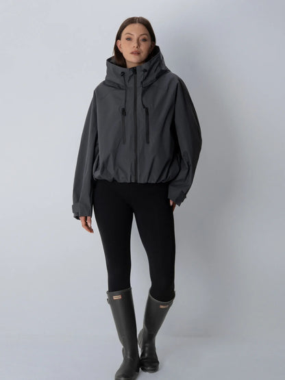 STM-TEX™ One Size Short Oversized Rain Jacket - Stay Puffit