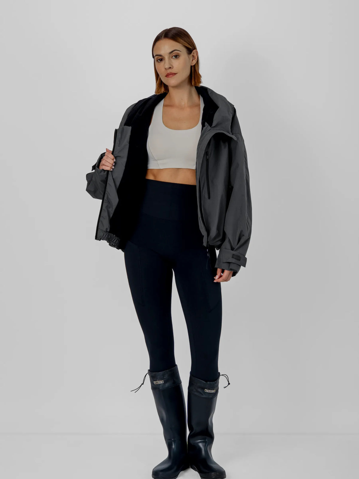 STM-TEX™ One Size Short Oversized Rain Jacket - Stay Puffit