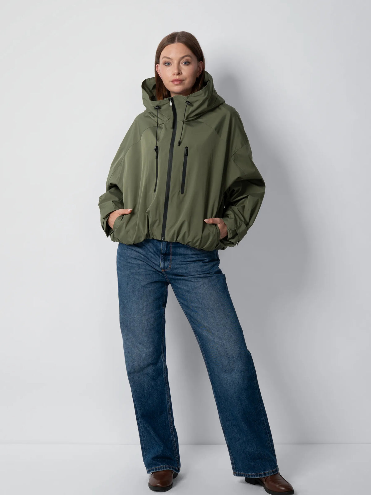 STM-TEX™ One Size Short Oversized Rain Jacket - Stay Puffit